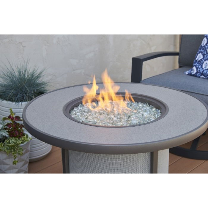 Grey Stonefire Gas Fire Pit Table by Outdoor Great Room - Image 4